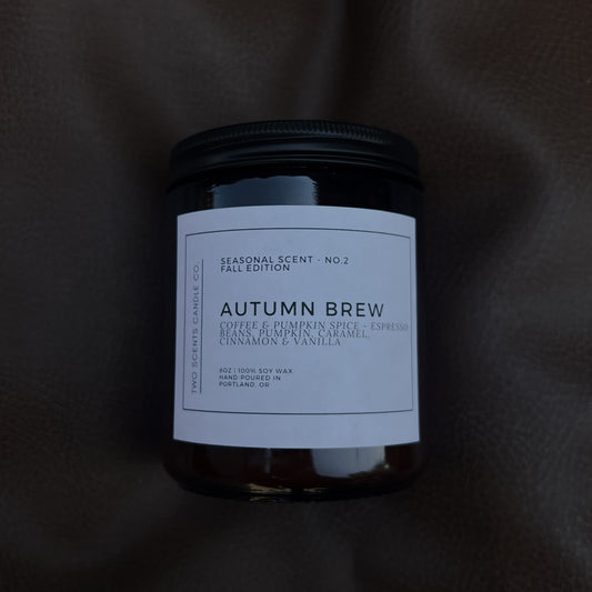 Fall Series No. 2 - Autumn Brew - 100% Soy Wax Candle